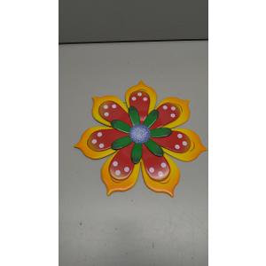 Metal Flower Wall Decor - 1 set Metal Flower Wall Art Outdoor Backyard Decorations 
