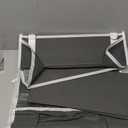 Over the Door Organizer 5 Tiers, Extra Large Behind Door Storage of 10 Compartments, 80 lbs Weight Capacity Over Door Organizer, Door Hanging Organizer for Closet, Diaper Organizer, Room storage (Gray)