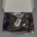 Dark Brown with Highlights Short Wavy Bob Glueless Synthetic Fiber Lace Front Wigs for Women Pre Cut for Beginners Natural Hairline 14 Inch