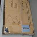 GTPLAYER Small Standing Desk with Wheels, Pneumatic Mobile Rolling Laptop Desk, Adjustable Height Overbed Bedside Table Computer Workstation for Home Office (28" W x 16" D, White)