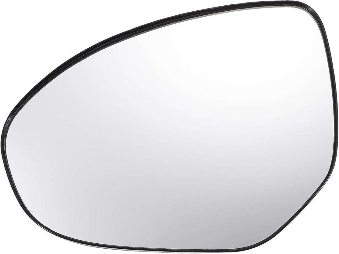 X AUTOHAUX Car Rearview Left Driver Side Mirror Glass Replacement W/Backing Plate Non-heated for Mazda 2 3 2010 2011 2012 2013