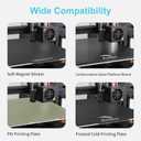 Creality CR Touch Auto Leveling Kit, 3D Printer Bed Auto Leveling Sensor Kit for Ender 3/ Ender 3 Pro/Ender 3 V2/ Ender 3 Max/Ender 5/Ender 5 Pro and CR 10 with 32 Bit V4.2.2/V4.2.7 Mainboard