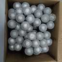 Leinuosen 12 Pack Christmas Tree Silver Sugared Berry Picks 9 Inch Artificial Christmas Wreath Berry Stems Xmas Branches Ornaments Decorations for Tree Topper Vase Fillers Home Table Decor