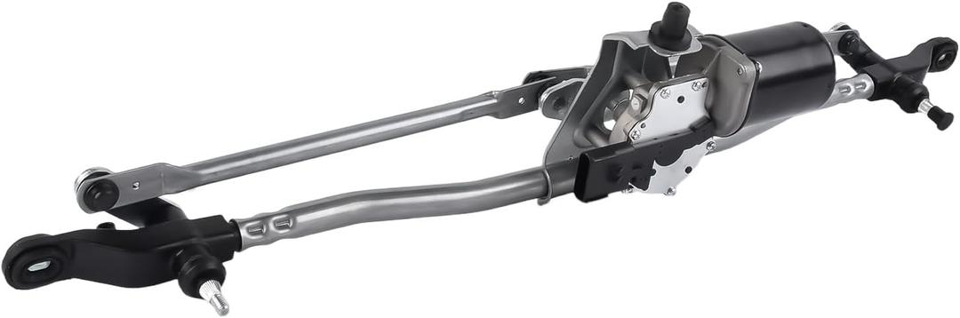 Front Windshield Wiper Motor and Linkage Assembly Fit for 2007-2018 Jeep Wrangler 2018 Wrangler JK Replaces 55077859AB 55077859AC 55077859AD 68002388AB Complete Wiper Transmission Set