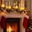 8.8Ft Vintage Christmas Bubble Lights, Outdoor Tree Lights with 10 Gold Glitter Bulbs, C7/E12 Candelabra Base, 5W String Lights with Gold Liquid Great for Indoor Xmas Celebrations Decorations (Clear/Golden Onion)