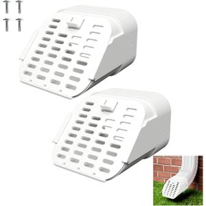 2-Pack Gutter-Downspout Rodents Guard - Gutter Downspout Extension Accessory, Protect Your Gutter Downspout from Small Animals, Fit Type-A 3" x 4" Downspout Elbows (3"x4" (2-Pack))