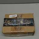 4 Slots Wall Mount Toothbrush Holder with Cover, Self Adhesive Toothbrush Storage Organizer for Shower, Toothbrush Hanger with 2 mouthwash Cups for Bathroom, Medicine Cabinet, Dorm (Black)