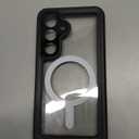 Ghostek Nautical Slim Galaxy S25 Waterproof Case Rugged with Screen Protector, Camera Lens Cover and Magnetic MagSafe Compatible with Samsung S25 2025 (6.2") (Clear)