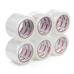 JIALAI HOME 3" Heavy Duty Packing Tape 6 Rolls, Total 360Y - 3 inch x 65 Yards, 2.4 mil Thick, Clear 3 Inch Wide Packaging Tape for Shipping, Mailing, Moving & Storage