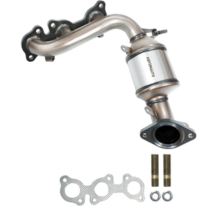 Left Catalytic Converter Compatible with Toyota Sienna 2004 2005 2006 3.3L Toyota Highlander 2004-2007 3.3L FWD ONLY Catalytic Convertor Direct-fit 16392 16394 (EPA Compliant)