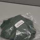 Women's Cut Out Ring Plunge Neck Shirred Bikini, 1 Piece Long Sleeves Mesh Tummy Control Swimsuit Bathing Suit (Army Green) XL