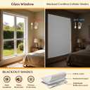 Cordless Thermal Insulation Cellular Shades,White,32''Wx48''H