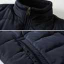 VtuAOL Men's Outerwear Vest for Men Winter Puffer Vests Fleece Lined Outdoor Warm Sleeveless Jackets (Black, L)