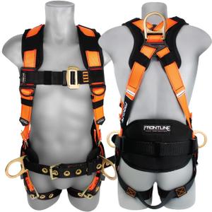 FRONTLINE FALL PROTECTION Harnesses + D-Ring+ Multiple Styles + OSHA and ANSI compliant (XL/2X)
