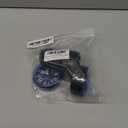 ShareGoo RC 1/10 Drift Tires W/Plastic Wheel Rims 12mm Hex Compatible with HSP Tamiya Kyosho RedCat Traxxas Sakura WLtoys 3Racing 1/10 RC On-Road Racing Touring Car (Blue)