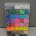 50000Pcs 40 Colors Jelly Rhinestones for Bedazzling, 3mm Multicolor Resin Flatback Gems for Diamond Art, Bedazzler Kit with 3Pcs 10ml B7000 Jewelry Glue for Bedazzle Thing Crafting Book Nail Art