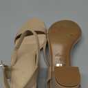 Ankis Nude Black Heels, 2.5'' Block Chunky White Clear Silver Heel Dressy Open Toe Heels For Women Ankle Strap Low Short Thick Strappy Dress Comfortable Sandal Casual Party Wedding Event Summer Shoes, Size: 9.5