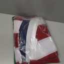 American Flags 3x5 Ft New Cotton USA Flag Heavy Duty Outdoor Fade Resistant Embroidered Stars