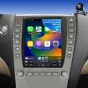 4+64G 5GWifi Upgrade Car Radio for Lexus ES240 ES300 ES330 ES350 2006-2012, 9.7inch Tesla Style Touchscreen Setreo, Wireless Carplay Android Auto Head Unit GPS Navigation FM Bluetooth Backup Camera