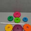 Educational Spinning Stacking Toys, Rainbow Stacking Rings Baby Toy, Montessori Sensory Learning Toy for Girls and Boys Toddlers Toys for 1-3 Year Old