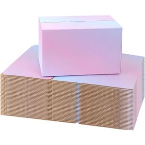 FORBFAN 11 x 6 x 6 Shipping Boxes, 30 Pack Corrugated Cardboard Mailing Boxes for Small Business, Colorful Packing Boxes for Shipping & Storage