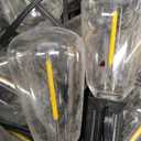 Brightever Outdoor String Lights 200FT Waterproof, Patio String Lights for Outside with 100+4 ST38 Shatterproof LED Filament Bulbs, Dimmable Hanging Lights for Christmas, Party, Cafe (2-Pack 100FT)
