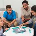 Spin Master Games, Upwords, Classic Word Game with Stackable Letter Tiles, Family Board Game, Crossword Activity, 1-4 Players, for Ages 8 & Up