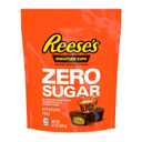 REESE'S Zero Sugar Miniatures Chocolate Peanut Butter Cups, Candy Bag, 5.1 oz (EXP 09/05/26)