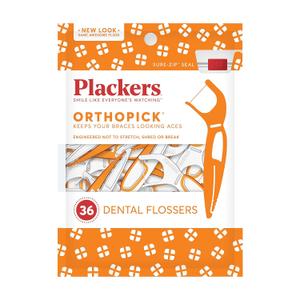 Plackers Orthopick Flossers 36 count (Pack of 3) Plackers Orthopick Flossers 36 count (Pack of 3)