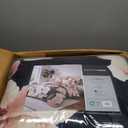 Madison Park 7-Piece Comforter Set, Floral Print, Breathable & Smooth Cotton Sateen Bedding with Euro Shams, Queen, Blush