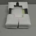 MUYE 5x7 Floating Frames Set of 2,Double Glass Picture Frame Display Any Size Photo up to 5x7,Wall Mount or Tabletop Standing, Black