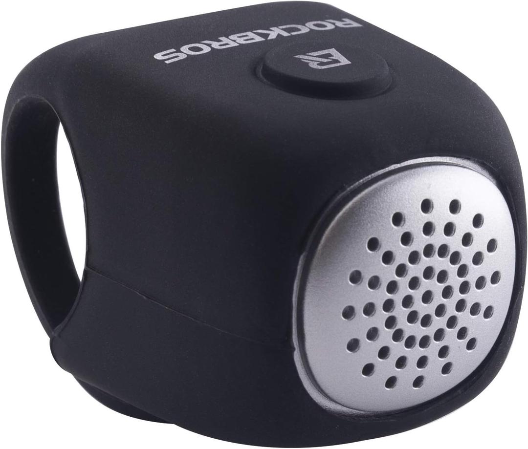 ROCKBROS Electra Bike Bell Electric Cycling Bells Horn Bicycle Horns Water-Resistant Bike Bells (Black)