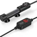 hygger 300W Submersible Aquarium Heater with Digital Temperature Controller, Mini Fish Tank Heater for 4080 Gallon Tanks, Overheat & Out-of-Water Protection, Freshwater & Saltwater
