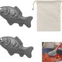 2 Pcs Iron Fish Cooking Tool, Lucky Iron Fish For Iron Deficiency, Natural Iron Supplement To Support Iron Levels For Vegans, Iron Fish For Cooking Great Gift