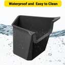 PUOENI New 2025 2026 Model Y Juniper Rear Trunk Storage Bins with Lids 2PCS Refresh Model Y Rear Trunk Storage Box TPE Waterproof Trunk Organizer for Model Y Juniper Interior Accessories