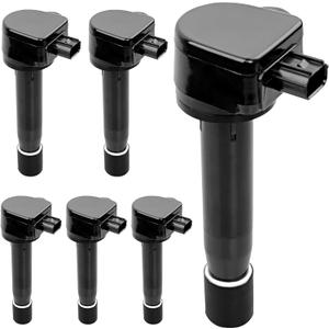 HQPASFY UF603 Ignition Coils Set of 6 - Compatible with 2008-2017 Honda Odyssey, Accord, Crosstour/Acura RL, TL, TSX, ZDX, MDX, RDX - Replace # C1624, GN10426, 5C1681, E1103