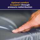 Drive Medical 14886 Skin Protection Gel "E" Wheelchair Seat Cushion
