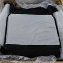 Amazon.com: HOMCOM Vibration Massage Recliner Chair for Living Room with Heat, Wingback Single Sofa, Modern Suede Fabric Push Back Reclining Chair with Footrest, Side Pocket, Black : Home & Kitchen