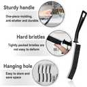 9 Pcs Hard Bristle Crevice Cleaning Brush,Multifunctional Corners Gap Cleaning Brush,Crack Cleaner Tools for Housekeeping,Bathroom Accessories,Home, Kitchen, Window,Sink,Faucets,Shower,Toilet, Grout