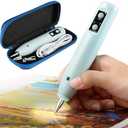 Electric Diamond Painting Pen - Cordless Diamond Art Pen Low-Noise Wax-Free, Rechargeable 2-Speed with LED Light & Removable Magnifier, Portable Diamond Art Accessories for Crafts Lovers