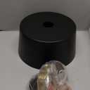 Ceiling Light Fixture, Hallway Ceiling Light with Gold Plate and Matte Black Shade, Modern Simple Style Porch Light Fixtures Semi Flush Mount (Black)