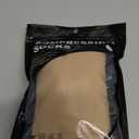 Wegitcs Compression Pantyhose for Women & Men, Open Toe 15-20 mmHg Medical Graduated Compression Stockings, Waist High Support Tights, Opaque Leggings for Varicose Veins, Edema, Post Surgery, Beige M