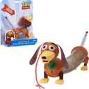 Disney and Pixar Toy Story Slinky Dog Jr Pull Toy, Toys for 3 Year Old Girls and Boys, Kids Toys for Ages 18 Month by Just Play