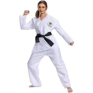 Disguise Adult Miyagi-do Adult Costume, Official Cobra Kai Adult Costumes With Pants and Belt, S/M