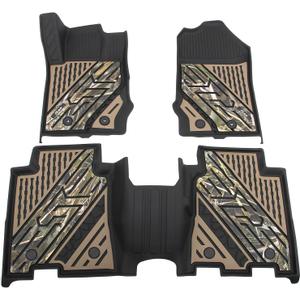 Fit 2021-2026 Ford Bronco 4-Door 3D TPE Floor Mats