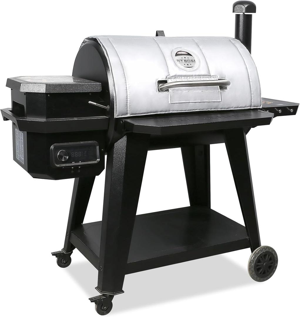 QuliMetal Grill Thermal Insulated Blanket for Pit Boss Pro 850, Pro 820 and 800 Series Wood Pellet Grills, Insulation Blanket for Pit Boss 67342, 820FB, 820S, 820SC, Smoker Blanket for Winter Cooking