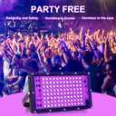 Black Light, 100W Outdoor Blacklight with Plug, 2 Pack Durable Black Lights for Glow Party, Dance, Halloween Decor, Fluorescent Body Painting and Stage Lighting