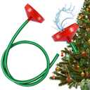 1 Set Christmas Tree Watering Funnel, Wide Spout Christmas Tree Funnel Watering System with 59Inch Green Long Hose Xmas Tree Watering Device Plant Watering Tool for Indoor Outdoor Plants
