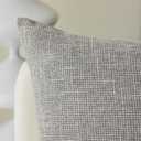 Kevin Textile Decorative Throw Pillow Covers Star Modern Farmhouse Pillowcases Indoor Outdoor, Set of 2, 20 x 20 inches (50x50cm), Grey