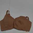 OEAK Womens Wireless Bras Push Up Support Full Coverage Bralettes No Underwire Bra Comfortable Everyday Seamless Tshirt Bras (XX-Large, Coffee)